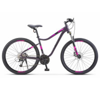 Велосипед Stels Miss-7700 MD 27.5" V010 темный/пурпурный рама: 15.5" (2023)