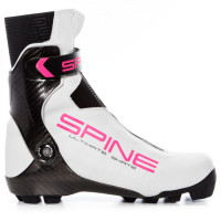 Лыжные ботинки Spine NNN Ultimate Skate (599/2-S) (белый/розовый) (2022)