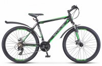 Велосипед Stels Navigator-620 MD 26" V010 черный/зеленый/антрацит (2019)