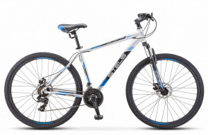 Велосипед Stels Navigator-900 D 29&quot; F010 серебристый/синий (2020) 