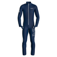 Спусковой комбинезон Energiapura с защитой флис Racing Suit Black/Dark Blue Thermic JR (2024)