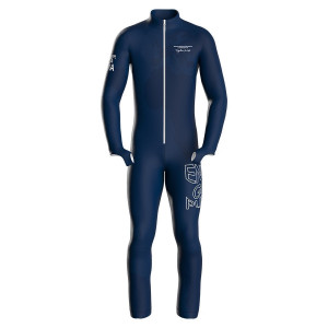 Спусковой комбинезон Energiapura с защитой флис Racing Suit Black/Dark Blue Thermic JR (2024) 