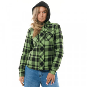 Моторубашка Dragonfly Streetfighter Woman с защитой green 