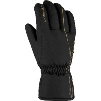 Перчатки горнолыжные Reusch Yana black/gold