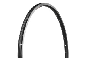 Обод DH-18 RAINBOW double wall w/CNC 26&quot;*36H BLACK, шир-24мм, пос.шир-18,8мм, выс-19мм, с фрезер, черный (2022) 