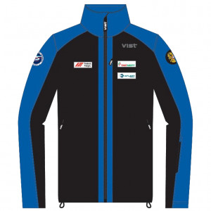 Куртка-виндстоппер Vist Atlan Softshell Jacket Unisex RASF black-black-princess blue 9999IR (2027) 