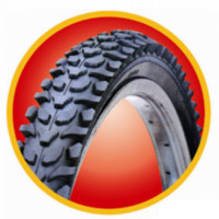 Покрышка велосипедная Bohai СС8105, 16x2.125(57-305), горная, черный