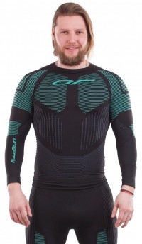 Термофутболка Dragonfly DF 3DThermo green с длинным рукавом