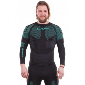 Термофутболка Dragonfly DF 3DThermo green с длинным рукавом 