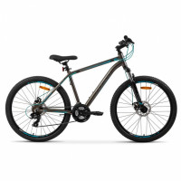 Велосипед Aist Rocky 1.0 Disc 26" серо-синий рама: 16" (2026)