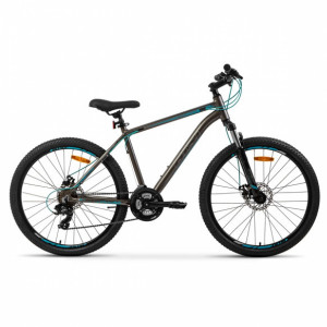 Велосипед Aist Rocky 1.0 Disc 26" серо-синий рама: 16" (2026) 
