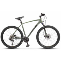 Велосипед Stels Navigator-750 D 27.5" темно-зеленый рама: 17.5" (2026)