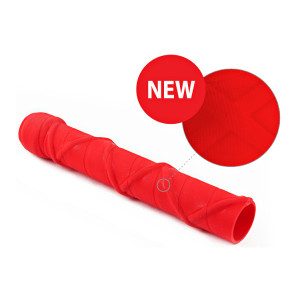 Ручка на клюшку ХОРС со структурой плетенка JR оранжевая 