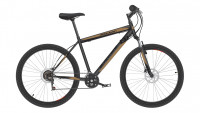 Велосипед Black One Hooligan 26 D черный/коричневый/черный Рама: 16" (2022)