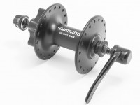 Втулка передняя Shimano HB-M475 ALIVIO, 32Н, под диск (6 болтов), OLD:100мм, ось:108мм, чёрная, б/уп.