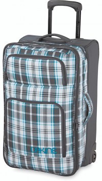 Дорожная сумка Dakine Womens Over/under 64L Dylon (белый в серо-голубую клетку)