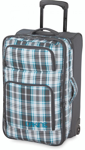 Дорожная сумка Dakine Womens Over/under 64L Dylon (белый в серо-голубую клетку) 