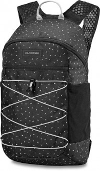 Женский рюкзак Dakine Wonder Sport 18L Kiki (черно-серый в белую крапинку)