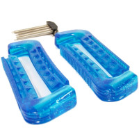 Чехлы для коньков составные Big Boy Pro Line на пружинах glitter blue