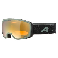 Маска Alpina Bivio Q-Lite green matt/mirror gold/green S2
