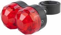 Фонарь задний Stels JY-600T 2 светодиода 3 режима красно-чёрный