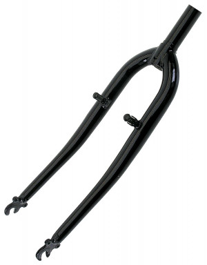 Вилка жесткая 26"х1" сталь, черный (5-392776) 