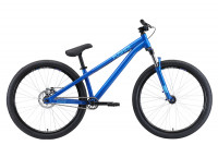 Велосипед Stark Pusher-1 26 Single Speed голубой/синий (2020)