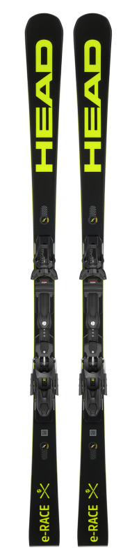 Горные лыжи Head WC Rebels e-Race EVO 14 black-yellow + крепление FREEFLEX 14 GW BRAKE 85 [D] (2023) 