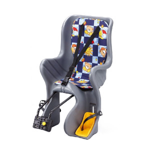 Сиденье GHBike 6-639157 SF-928LG детское на подсед. трубу до 22кг (6) серое 