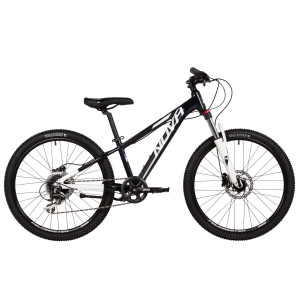 Велосипед Novatrack Extreme 8.HD 24&quot; чёрный/белый рама: 11&quot; (2025) 