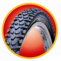 Покрышка велосипедная Bohai СС8105, 20x2.125(57-406), горная, черный