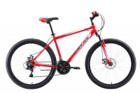 Велосипед Black One Onix 26 D Alloy красный/серый/белый Рама: 20" (2021)