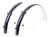 Крылья Author AXP-60 Blk 8-16100530 27.5-29"х60 мм, переднее 650 мм, заднее 1190 мм, металлопласт, серебристый