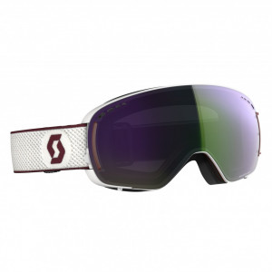 Маска горнолыжная Scott LCG Compact white/merlot red фильтр enhancer green chrome 