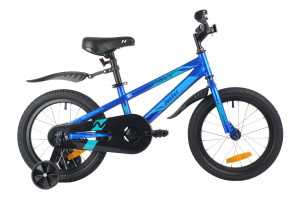 Велосипед Novatrack Juster 16&quot; синий рама: 10.5&quot; (2023) 