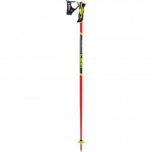Горнолыжные палки Leki WCR Lite SL 3D bright red/black/neonyellow 65265851 
