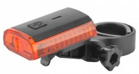 Фонарь задний Stels JY-6015U 3 светодиода, 1 режим, аккумулятор, красно-чёрный