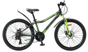 Велосипед Stels Navigator-450 MD 24&quot; V020 black/green (2019) 