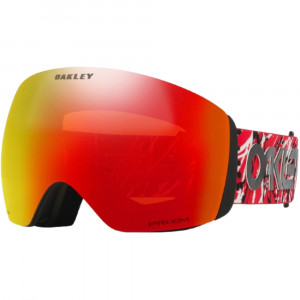 Маска горнолыжная Oakley Flight Deck L / prizm snow torch iridium Lenses / red eddie Strap 