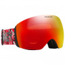 Маска горнолыжная Oakley Flight Deck L / prizm snow torch iridium Lenses / red eddie Strap - Маска горнолыжная Oakley Flight Deck L / prizm snow torch iridium Lenses / red eddie Strap