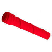 Ручка на клюшку ХОРС со структурой плетенка JR флюоресцентная красная