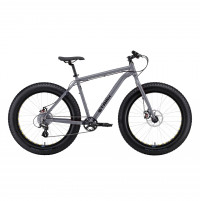 Велосипед Stark'26 Fat 26.3 HD темно-серый матовый/черный рама: M (17.5") (2026)