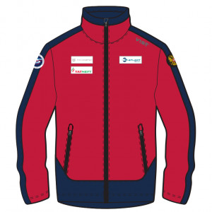 Куртка Vist Morus Full Zip Fleece Man RUS SKI TEAM navy-red-black BK2A99 (2026) 