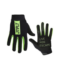 Перчатки Jetpilot Matrix Pro Super Lite Glove Full Finger Black/Green 2009002 (2020)