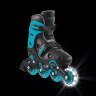 Коньки роликовые Globber Go Skates Lights аквамарин/черный - Коньки роликовые Globber Go Skates Lights аквамарин/черный