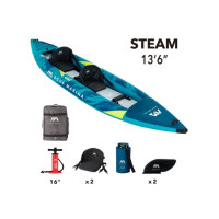Каяк надувной двухместный Aqua Marina Steam-412 13'6" (2025)