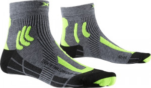 Носки X-Socks Retina Low Cut 4.0 Men Grey Melange/Phyton Yellow/Black (2021) 