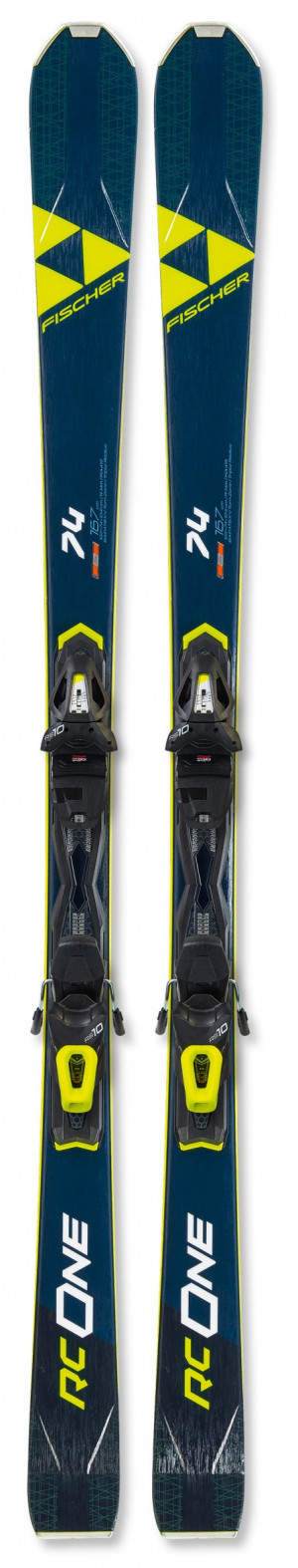 Горные лыжи Fischer RC ONE 74 Allride + крепления RS10 GW Powerrail Brake 78 [G] (2020) 