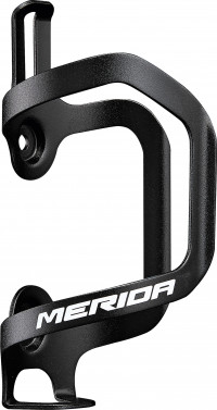 Флягодержатель Merida Alloy sideload 33гр. Black/ White Shiny (2124003483)