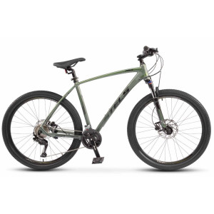 Велосипед Stels Navigator-750 D 27.5" темно-зеленый рама: 19" (2026) 